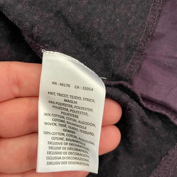 Anthropologie Akemi + kin purple boho eyelit top - Picture 11 of 11